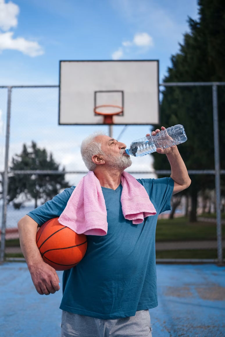 An active older man